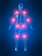 The joints that are affected with arthritis