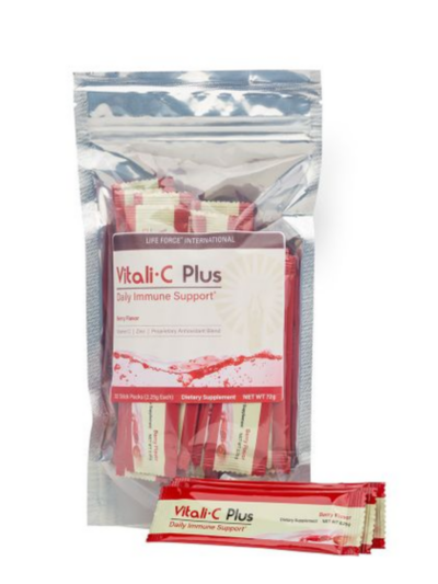 A pouch of Vitali-C Plus by Life Force International