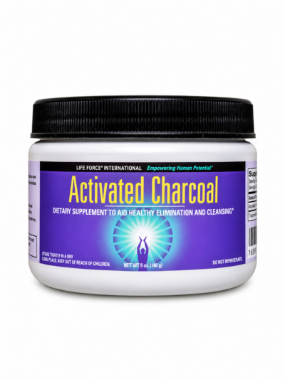 A jar of Activated Charcoal