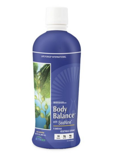 A bottle of Body Balance 2.0