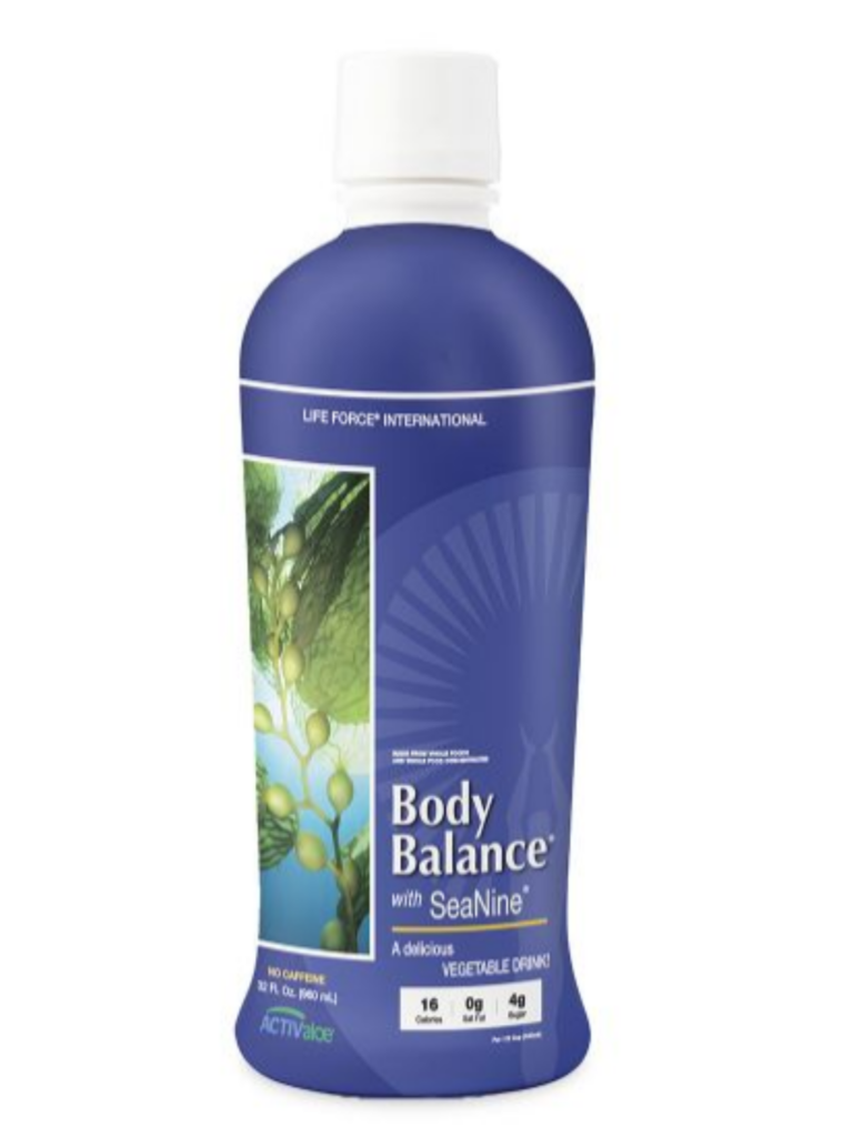 A bottle of Body Balance 2.0
