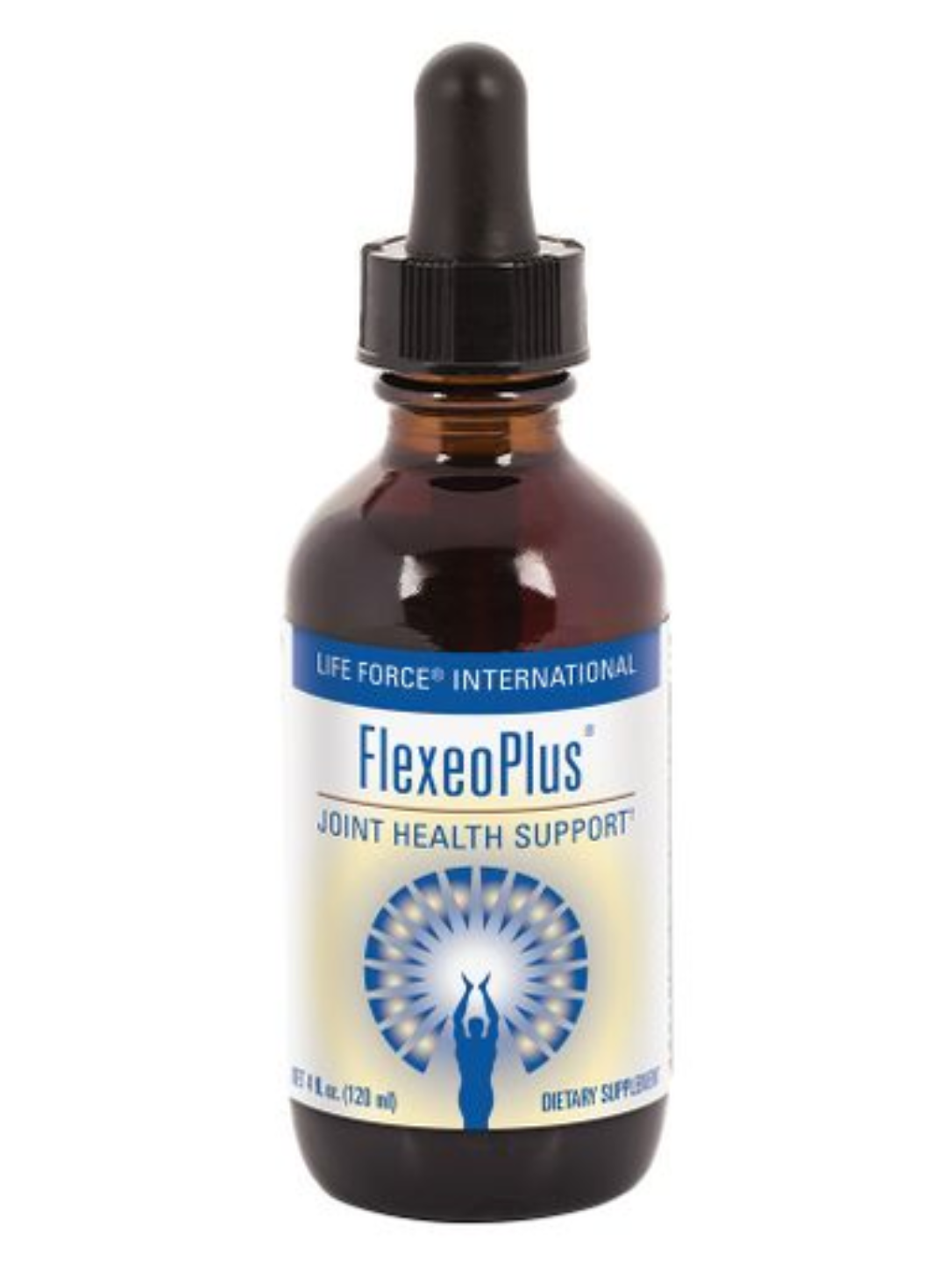 A bottle of FlexeoPlus Bone and Joint support.