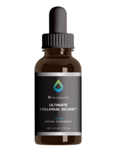A bottle of Ultimate Colloidal Silver&trade; 5 ppm